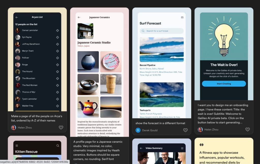 Galileo AI - your personal designer & art director