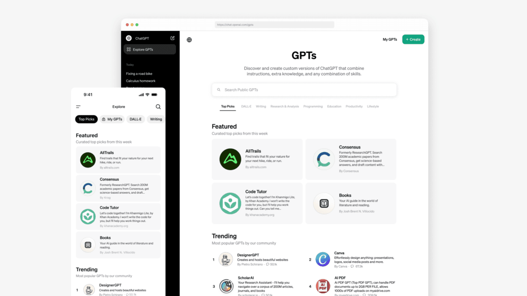 OpenAI launched GPT Store