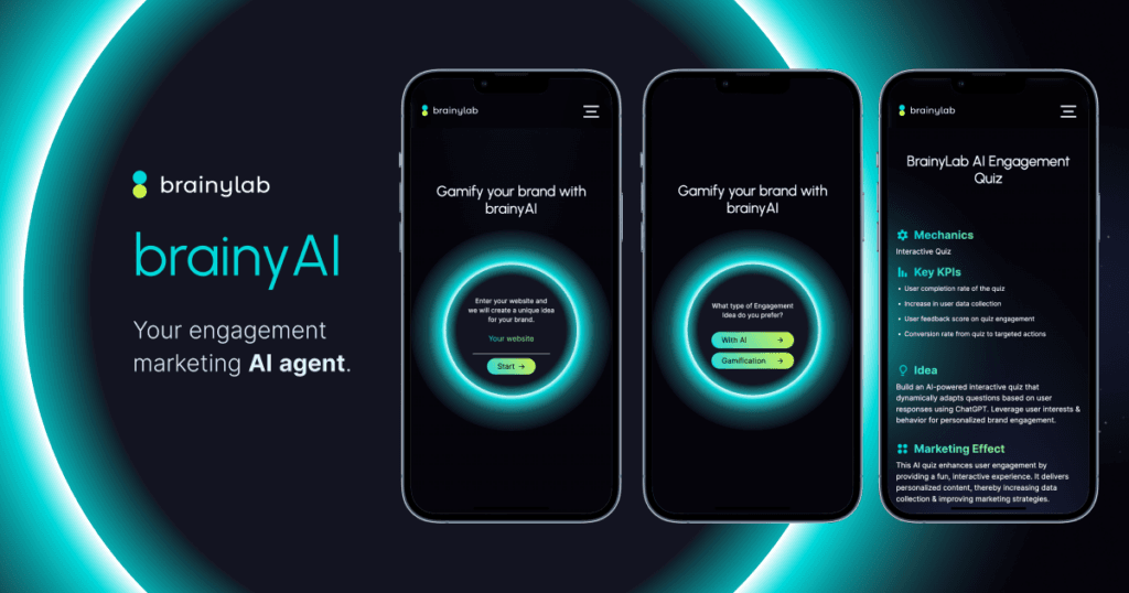 brainyAI - Your Go-To tool for Engagement Marketing Ideas