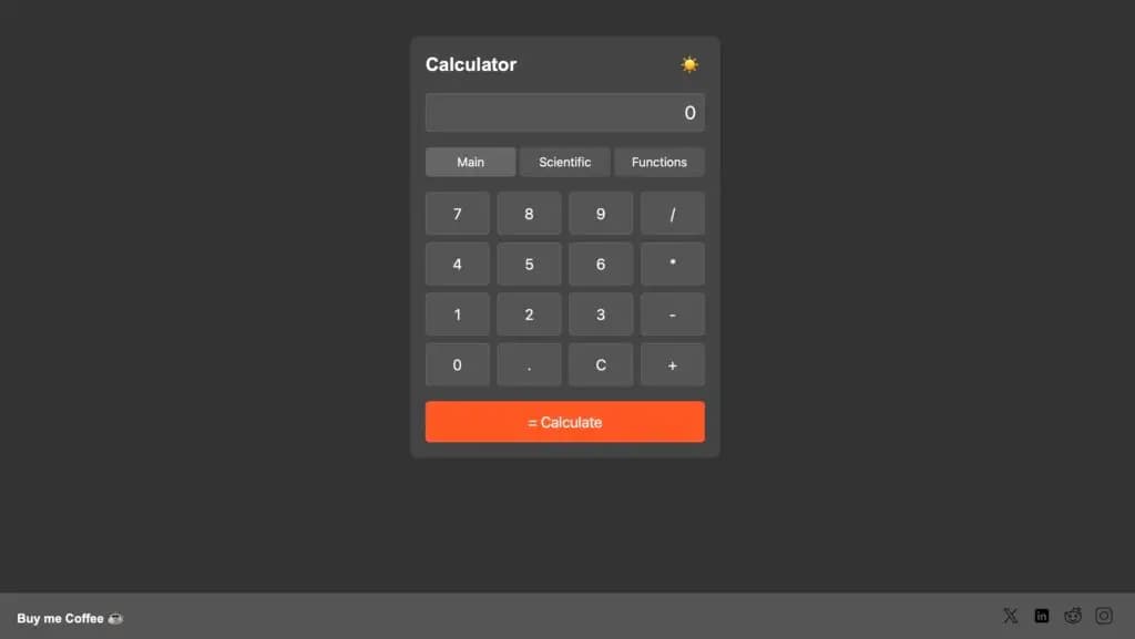 Experiment 4: Calculator