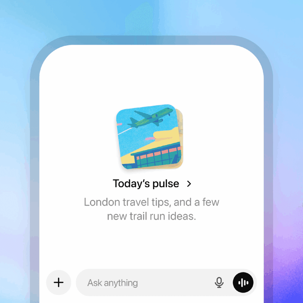 ChatGPT Pulse can now start conversations with you