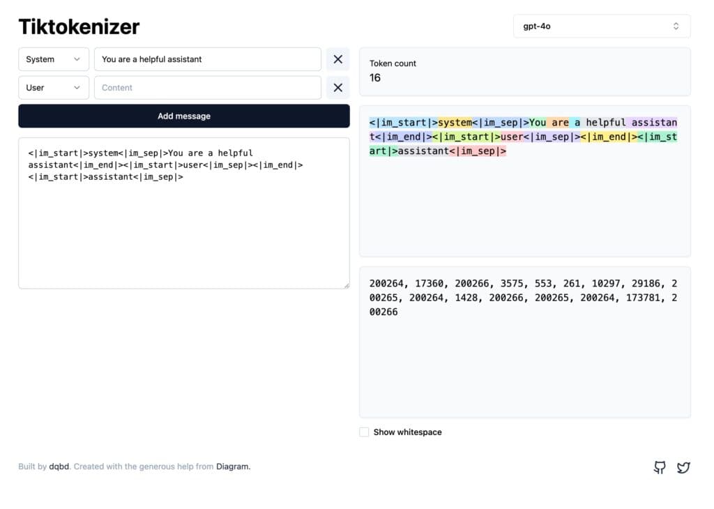 Tiktokenizer Tool: Understand your tokens before they cost you