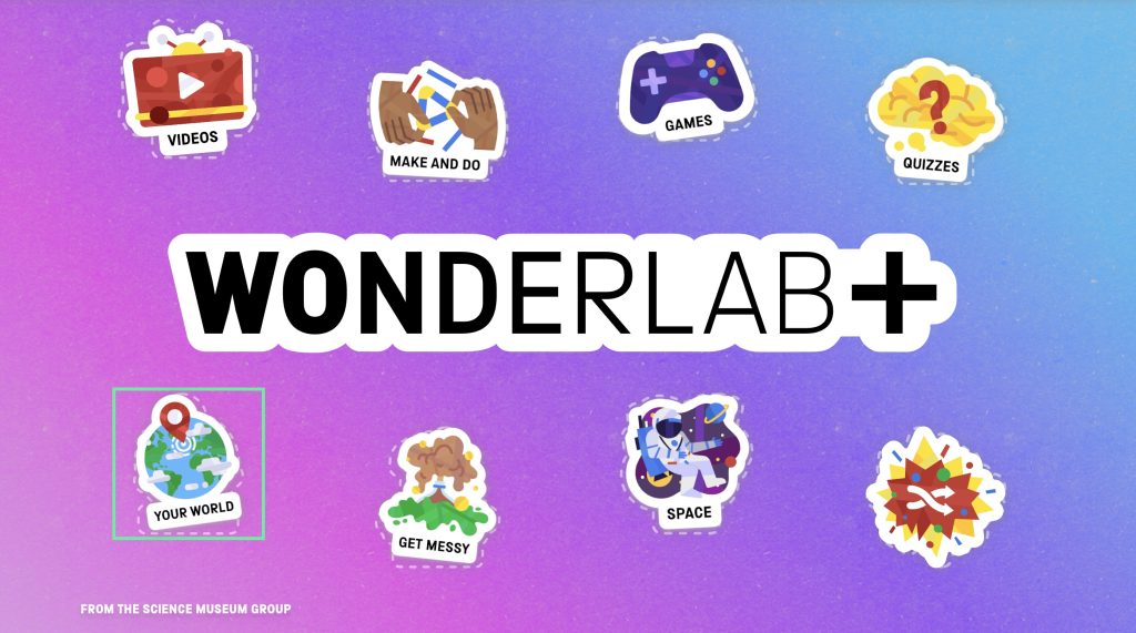 Wonderlab+ website 