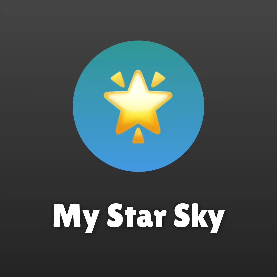 My Star Sky minigame