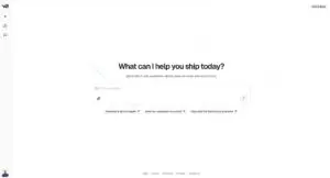 Vercel v0 app for development and UI design