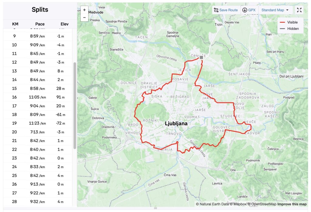 Trail of Remembrance and Comradeship Ljubljana