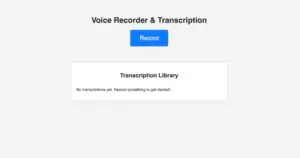 Discord Voice Notebook app