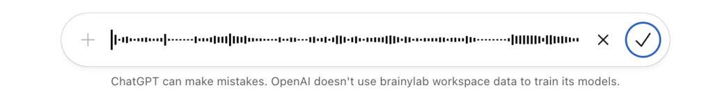 ChatGPT Voice Transcribe Feature