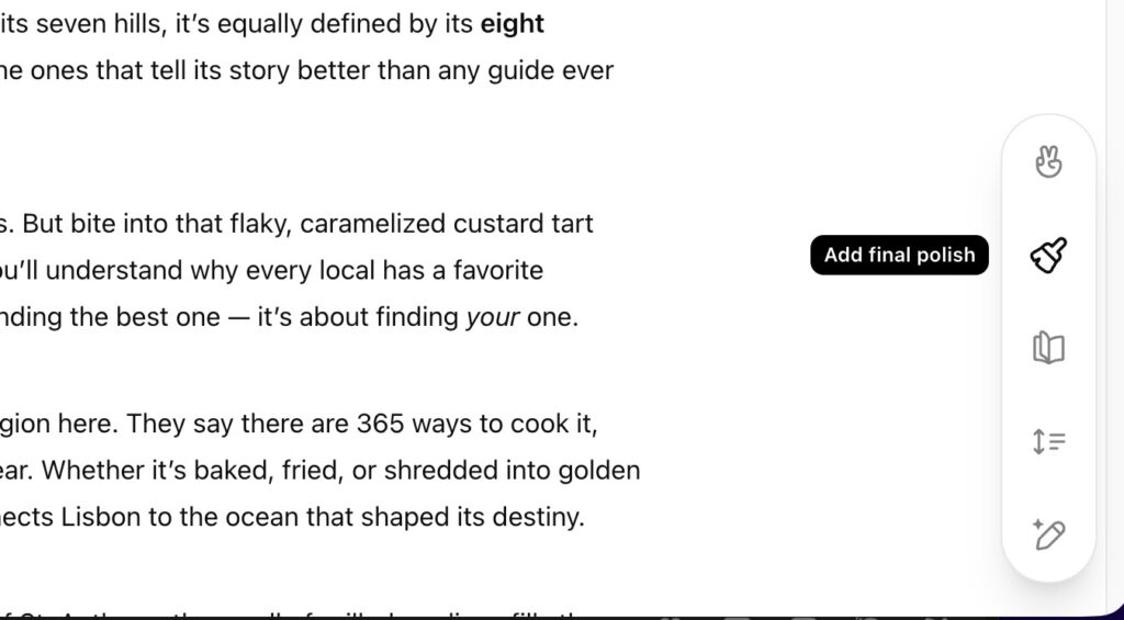 ChatGPT Canvas Features