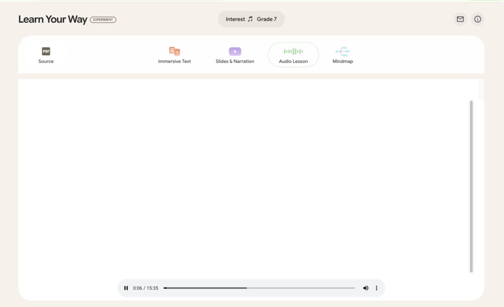 Google Learn Your Way
