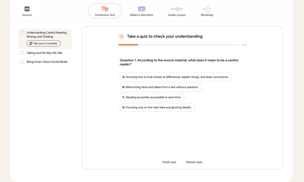 Google Learn Your Way
