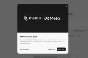 Meta acquired Manus