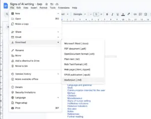 How to remove AI writing
